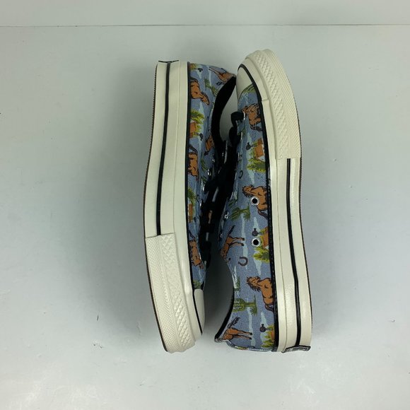 Converse Mens Chuck 70 Ox Twisted Resort Old Western 169820C Washed Denim NWB - Picture 10 of 11